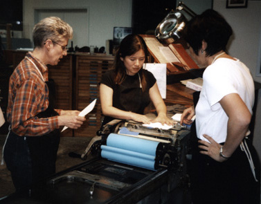 Teaching letterpress basics